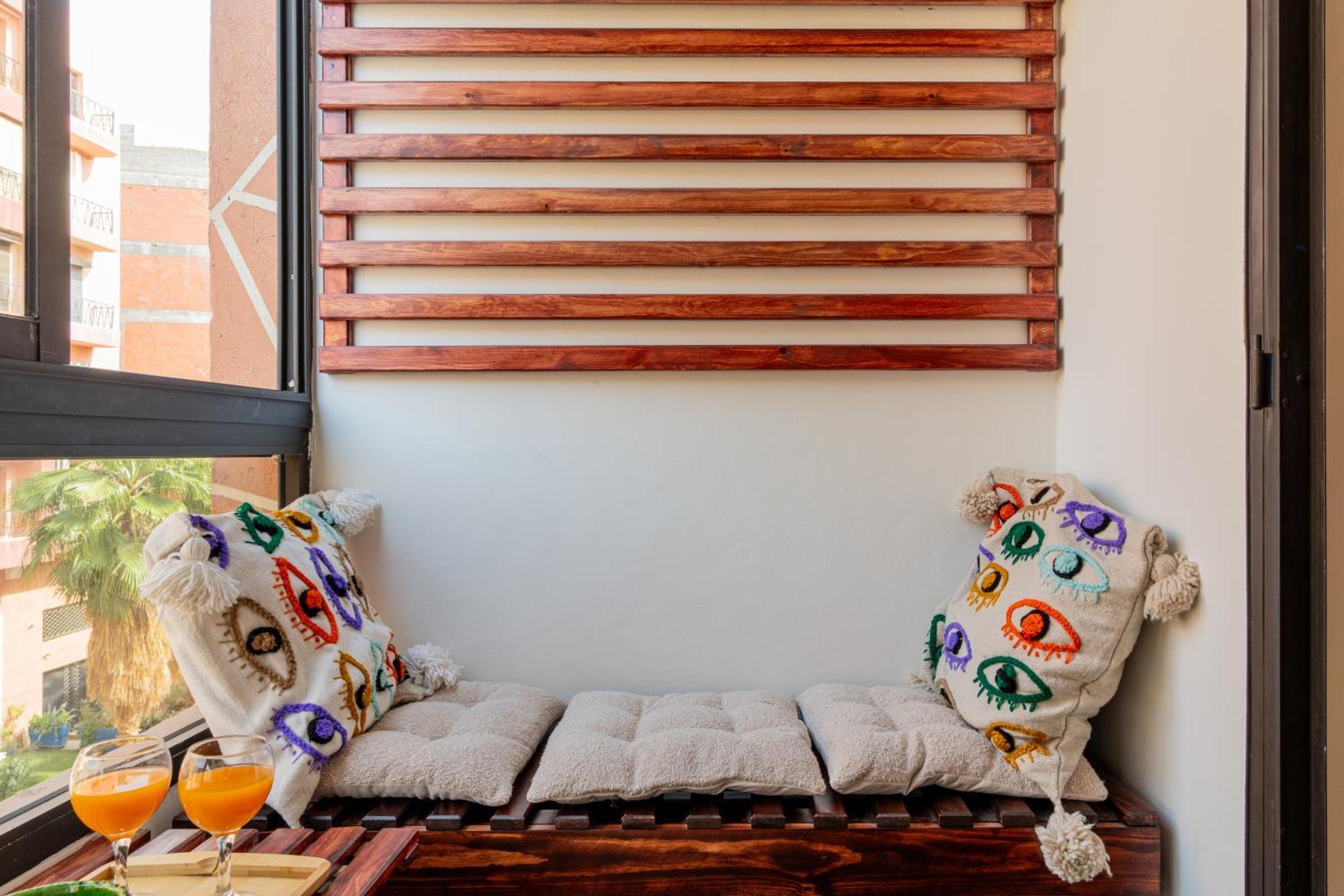Appartement Centre Marrakech Gueliz - Cool & Cozy Apartment For A Family Stay In The Heart Of The City Marrákes Kültér fotó